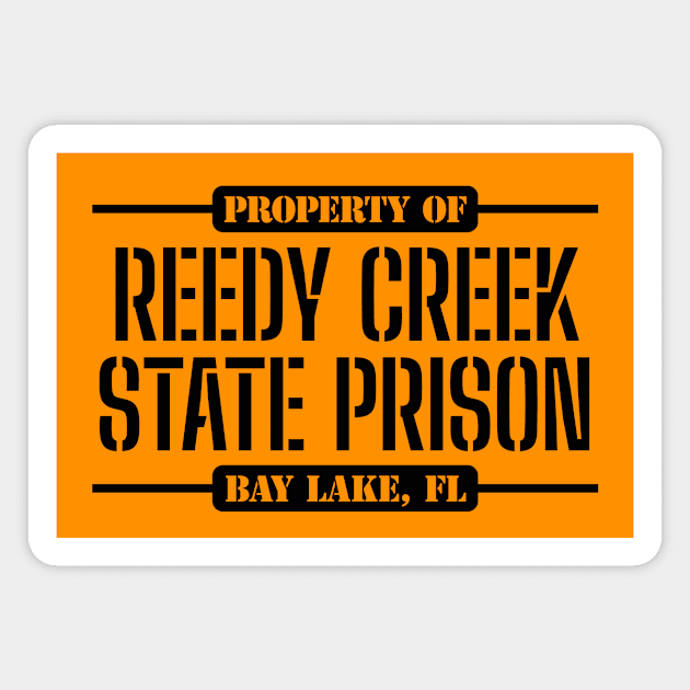 Reedy Creek State Prison Magnet by GoAwayGreen